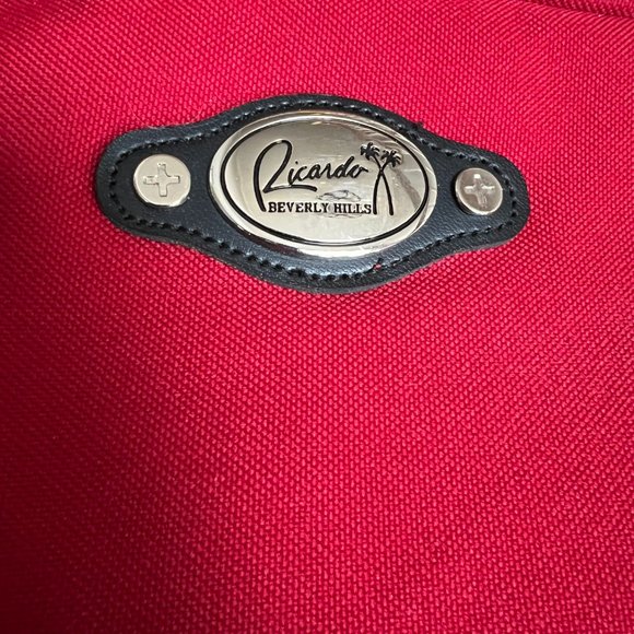 Ricardo Beverly Hills Santa Cruz Red Accessories Bag. - Picture 7 of 10